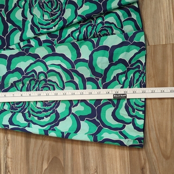 Ann Taylor women's skirt size 4 green blue floral - Picture 2 of 5